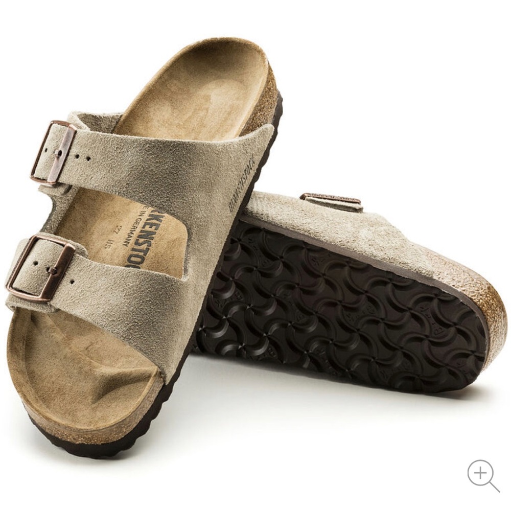 Arizona Birkenstock suede tan